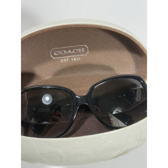 COACH EYEGLASSES S2020 BLACK 38-16-125 With Case & Paperwork Mint Condition - Picture 10 of 10